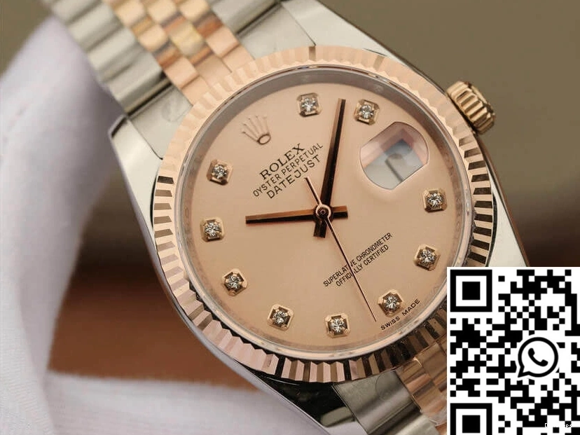 Dial GM Factory Pink 36MM Diamond-set 116231 Rolex Datejust 0413